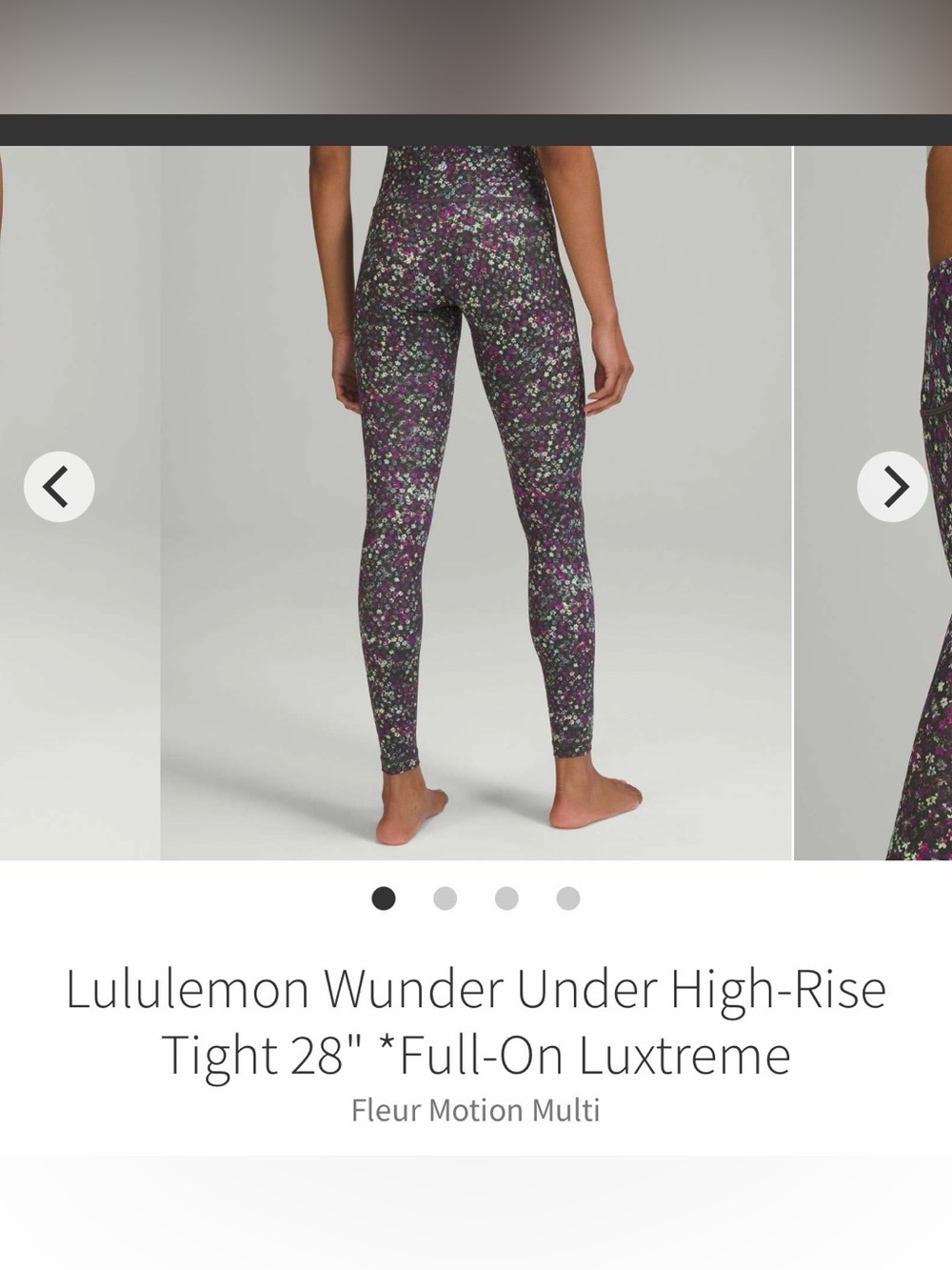 Lululemon wunder under high rise leggings 8